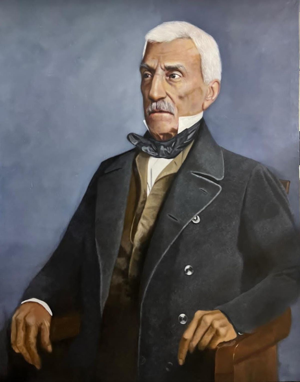 El nuevo cuadro de San Martín pintado por el chileno Marcelo Andrade. Gentileza El nuevo cuadro de San Martín pintado por el chileno Marcelo Andrade. Gentileza