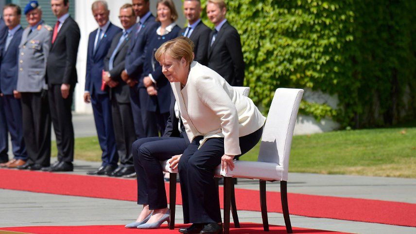 Debaten los alemanes sobre los temblores de Merkel