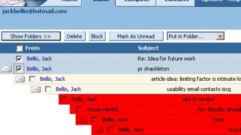 Un fallo en Hotmail desaparece mensajes