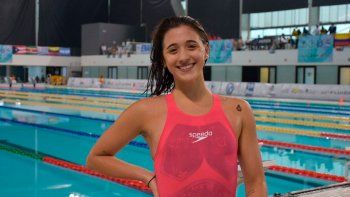 Delfina Pignatiello logró oro en los 400 metros libres