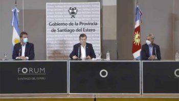 Massa y Meoni anuncian obras en Santiago del Estero