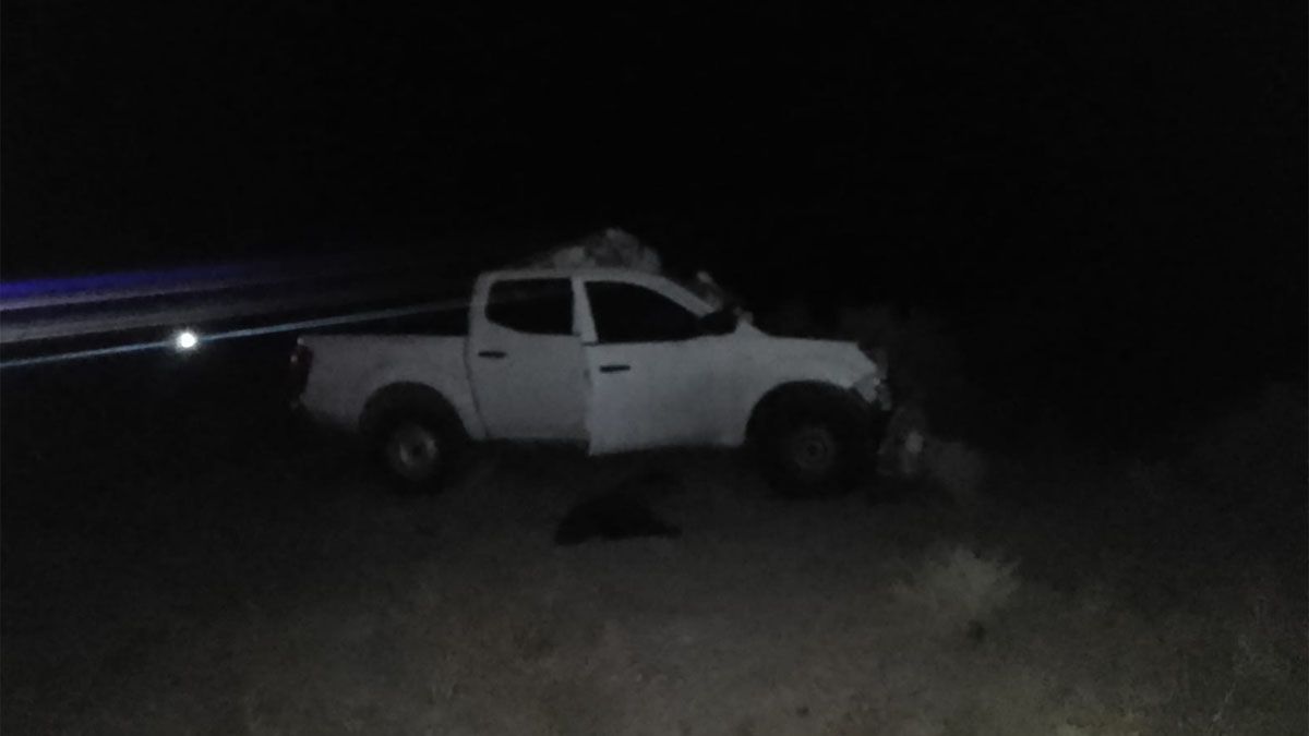 Mario Walter Juri, de 61 años, manejaba su Nissan Frontier por la ruta 143 hacia el Sur, en San Carlos. Mario Walter Juri, de 61 años, manejaba su Nissan Frontier por la ruta 143 hacia el Sur, en San Carlos.