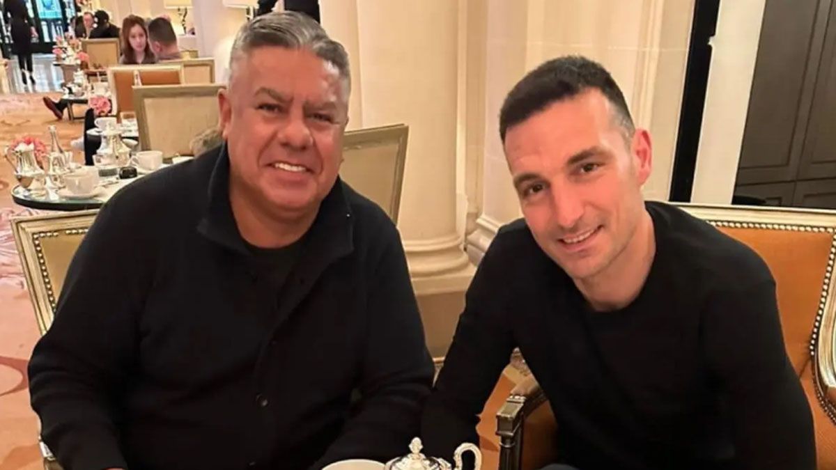 Tapia y Scaloni se vieron cara a cara en Miami