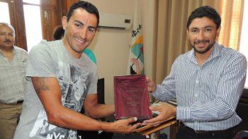 Juan Pablo Dotti fue distinguido por la Municipalidad de Godoy Cruz