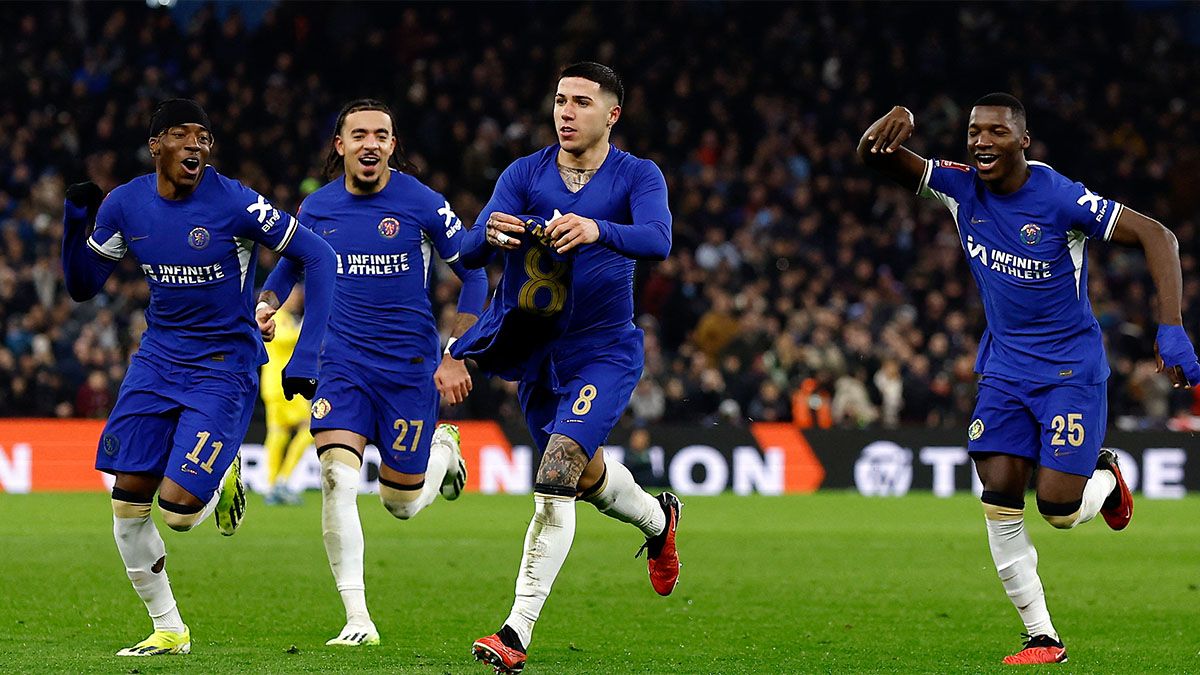 Enzo Fernández hizo un gran gol.