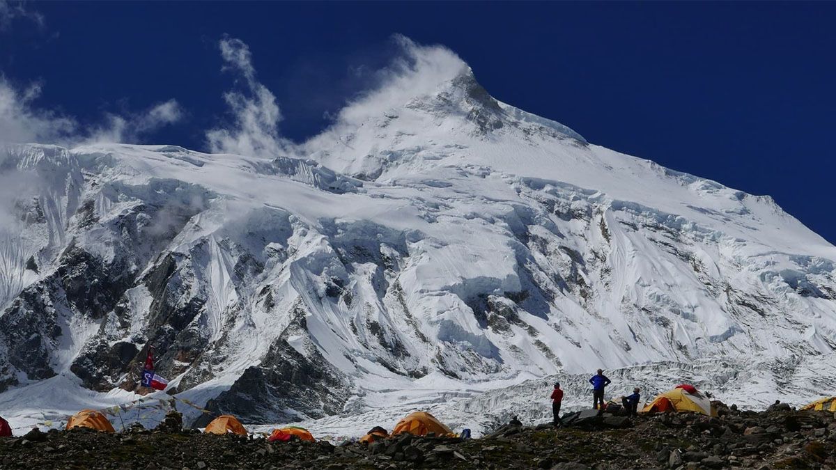 La cima del Manaslu es una de las 8 montaña más altas del mundo. Su nombre significa 