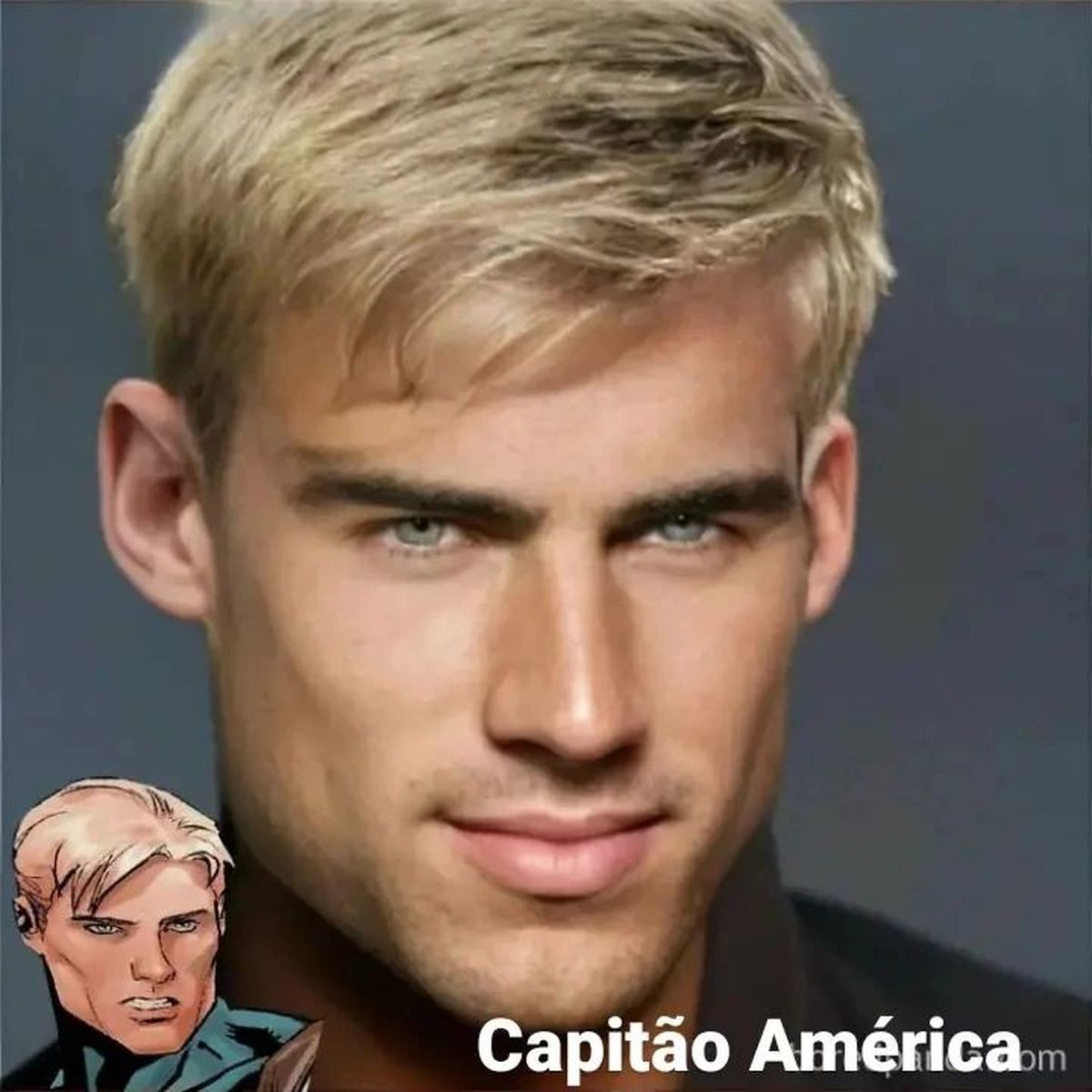 Capitán América según la Inteligencia Artificial. Capitán América según la Inteligencia Artificial.