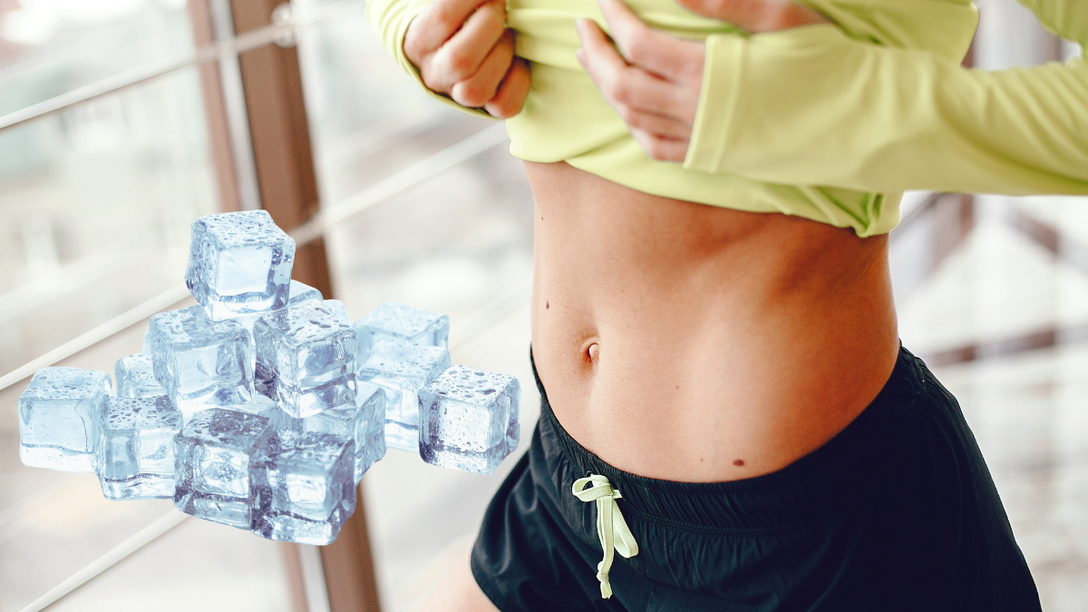 Cómo adelgazar con la dieta del hielo. Foto: creada con Canva.