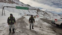 Se monitorean los pasos fronterizos por nuevas nevadas en alta montaña (foto ilustrativa).