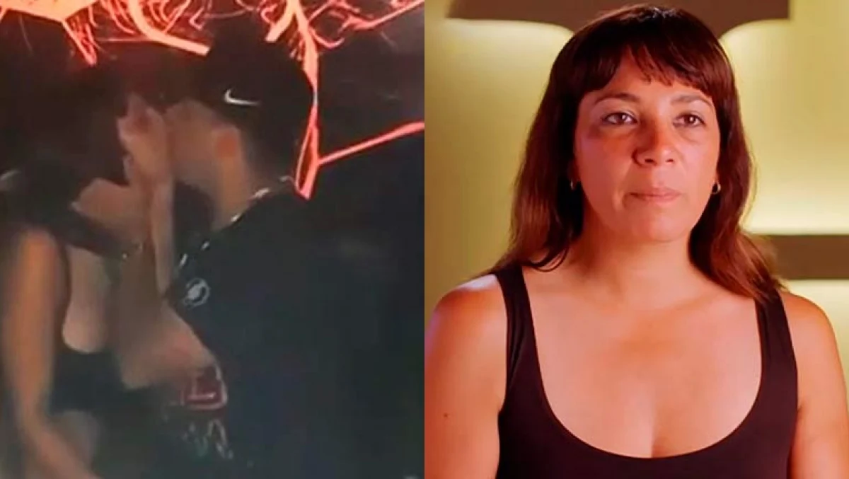 Las explosivas fotos de Lissa Vera a los besos en un boliche