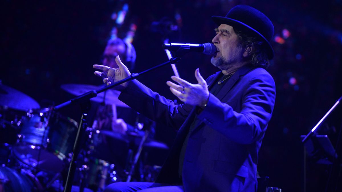 Joaquín Sabina actuó en Mendoza en el 2017.