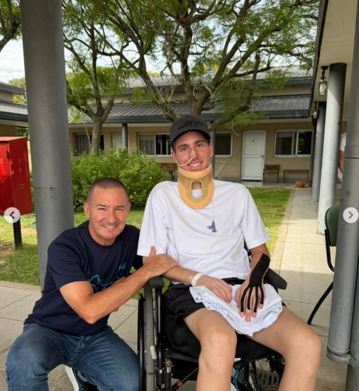 Juan Cruz Yacopini acompa&ntilde;ado desde el principio en su proceso de recuperaci&oacute;n.