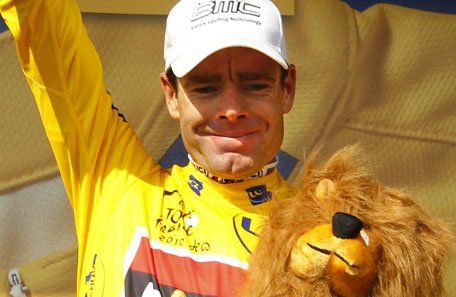 Ciclismo: Cadels Evans se trepó a cima de la tabla general en el Tour de France