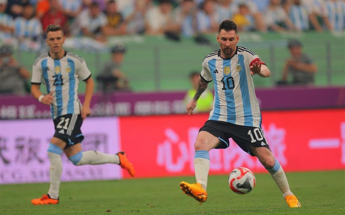 Messi jugó un gran partido para cerrar la temporada 2022/23 en la que fue campeón del mundo Messi jugó un gran partido para cerrar la temporada 2022/23 en la que fue campeón del mundo