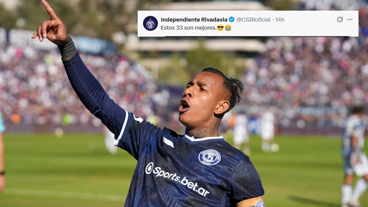 Independiente Rivadavia venció a Gimnasia y Esgrima y se activó el folclore del fútbol en redes sociales. Foto: Martín Pravata/Diario UNO.&nbsp;