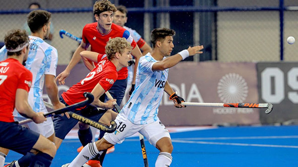 Los Leoncitos batieron a Francia y están en la final del Mundial junior de India