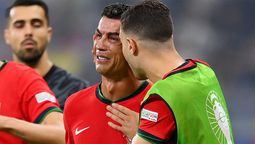 El llanto de Cristiano Ronaldo tras errar un penal para Portugal en la Eurocopa
