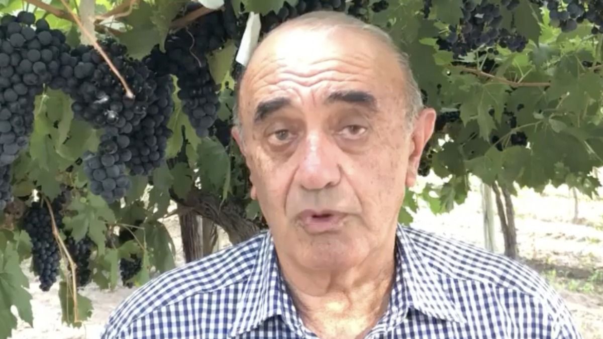Eduardo Córdoba, presidente de la Asociación de Viñateros de Mendoza.