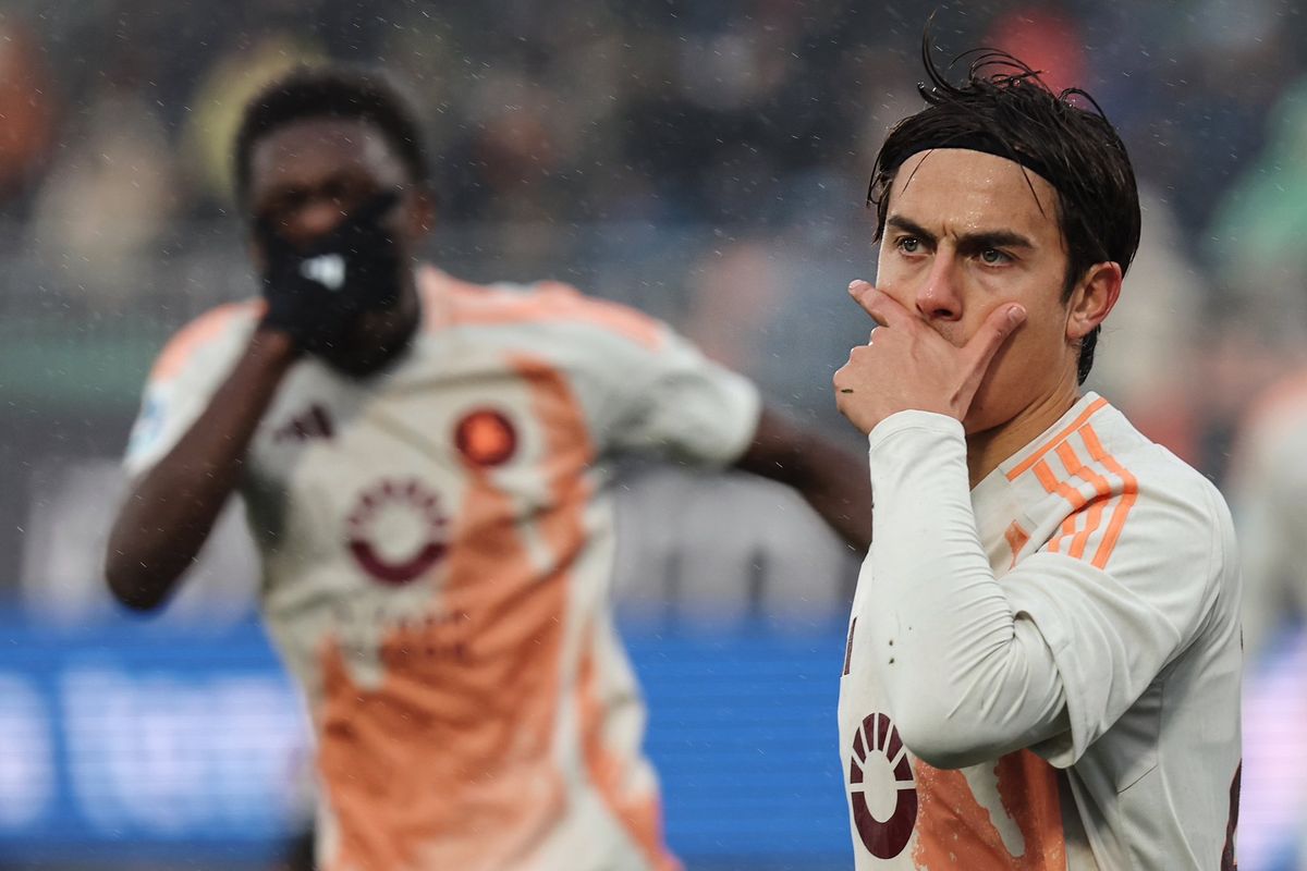 Dybala volvió al gol en la Roma.