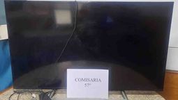 El televisor robado fue recuperado.
