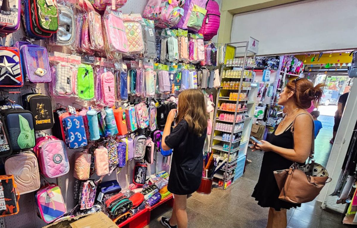 Uno de los momentos más importantes en ventas para algunos comercios es la vuelta a clases. Imagen ilustrativa.