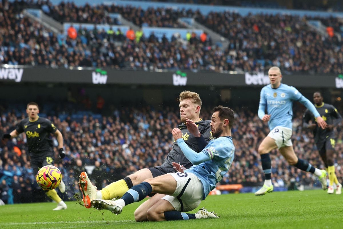 Manchester City y Everton igualaron en el Boxing Day de la Premier League. Manchester City y Everton igualaron en el Boxing Day de la Premier League. 