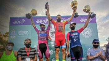 Nicolás Naranjo ganó el prólogo y es malla líder de la Vuelta de Mendoza
