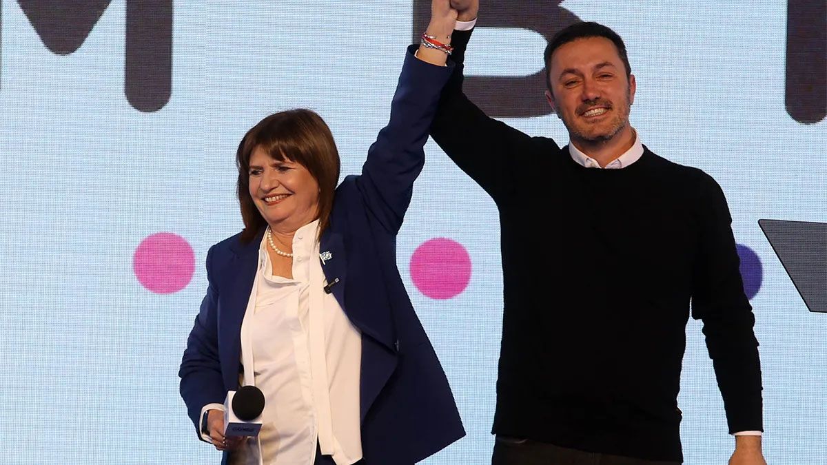 Patricia Bullrich y Luis Petri cuando fueron rivales de Javier Milei en 2023. Patricia Bullrich y Luis Petri cuando fueron rivales de Javier Milei en 2023.