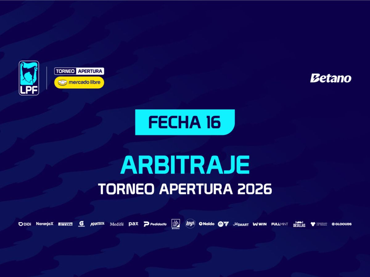 La Liga Profesional confirm&oacute; las designaciones arbitrales.