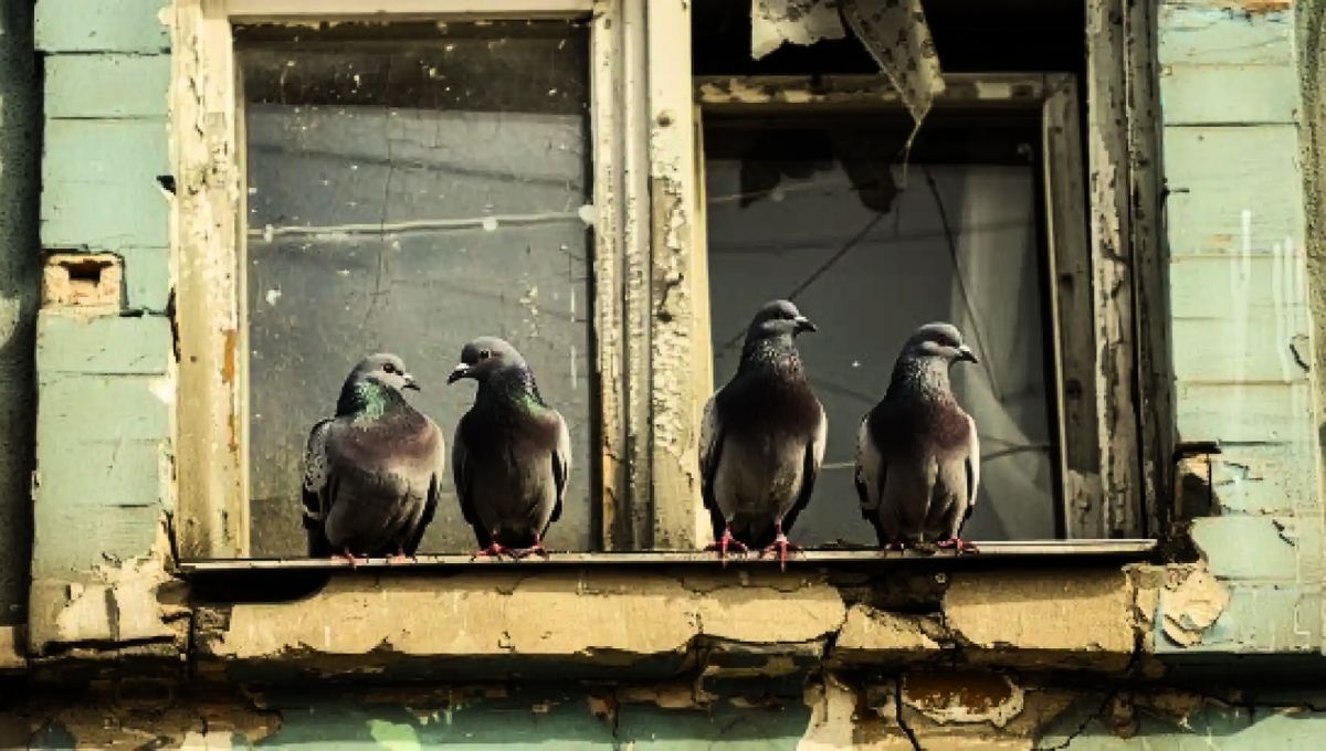 Las palomas pueden ocasionar graves problemas en tu jardín