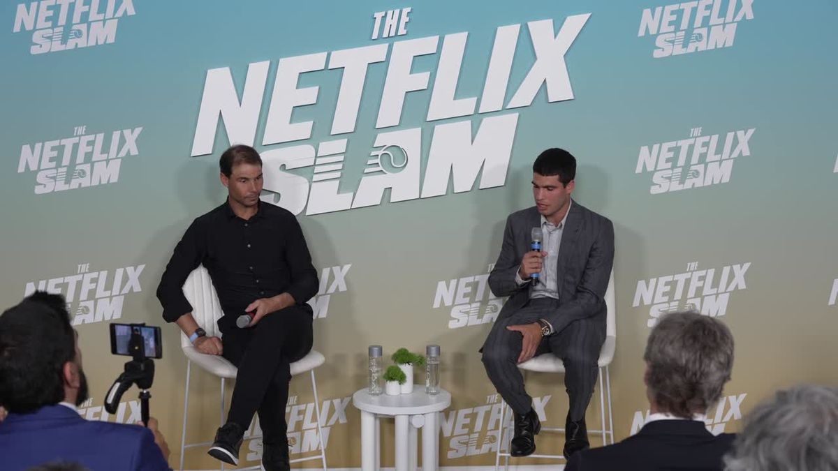 Histórico partido de tenis transmitido por Netflix.