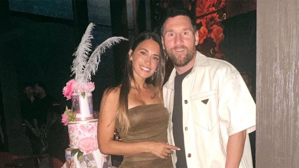 Video: Antonela Roccuzzo tuvo una impresionante fiesta de cumpleaños junto  a Messi y algunas figuras