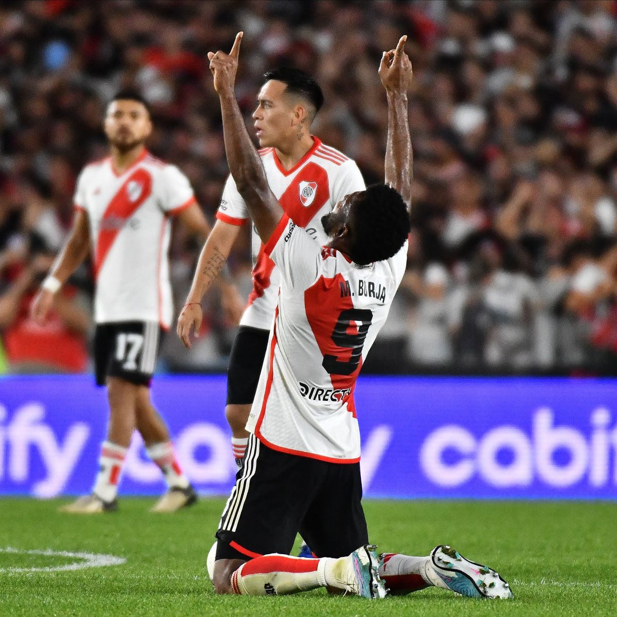 Borja acercó a River a los playoffs de la Copa de la Liga. Borja acercó a River a los playoffs de la Copa de la Liga.