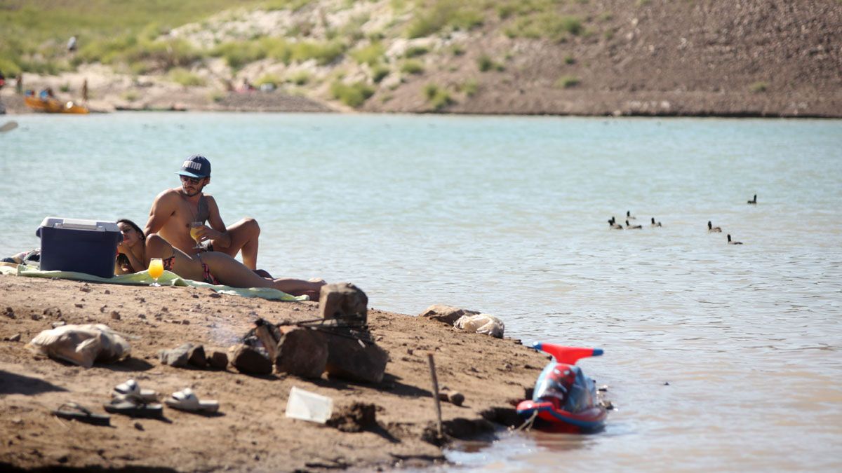 La Playita de Luján y el Dique Potrerillos seguramente volverán a ser escenario para miles de mendocinos. El pronóstico del tiempo indica 38 de máxima