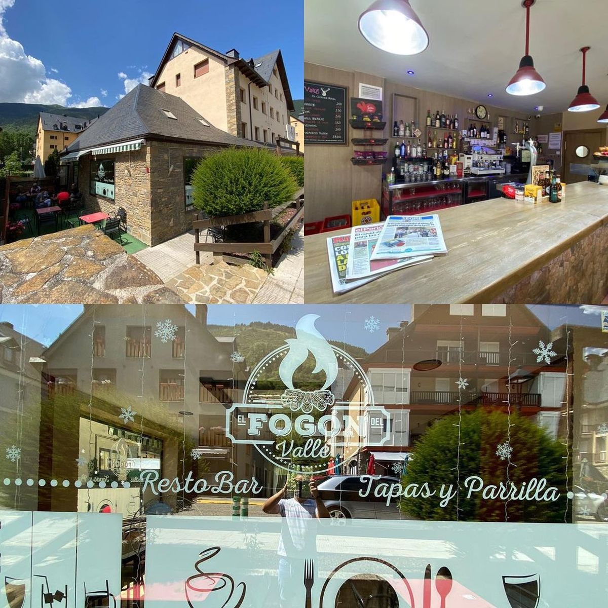 Restaurante 'El fogón del Valle'. Restaurante 'El fogón del Valle'.