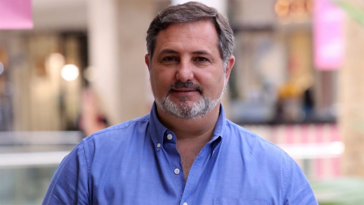 Zavattieri en el Mendoza Shopping, el lugar en el que comenzó a formar parte del mundo de los mega centros comerciales