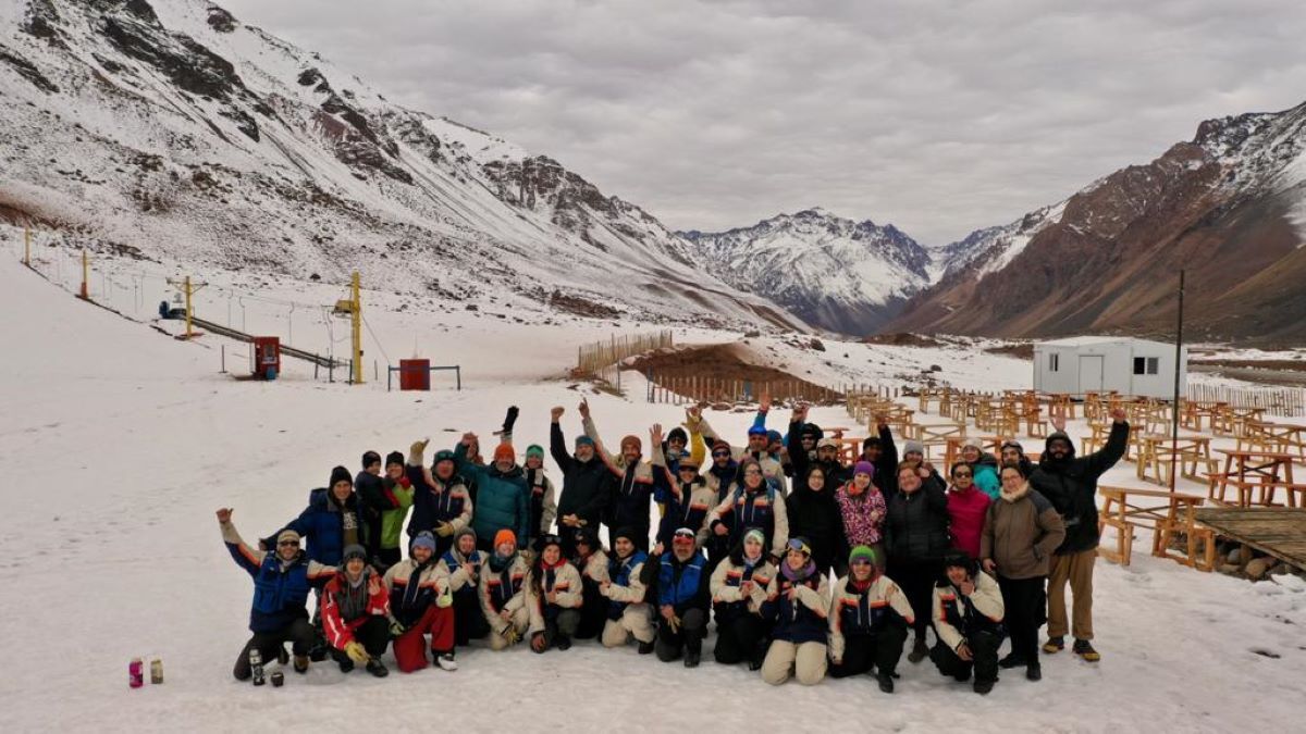 El parque de nieve Los Puquios abrió este sábado sin visitantes por la restricción de turistas por la ruta 7. Foto: gentileza Los Puquios