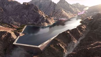 En pleno desierto y a 2.600 metros de altura: construyen el lago artificial más ambicioso con tres represas En pleno desierto y a 2.600 metros de altura: construyen el lago artificial más ambicioso con tres represas