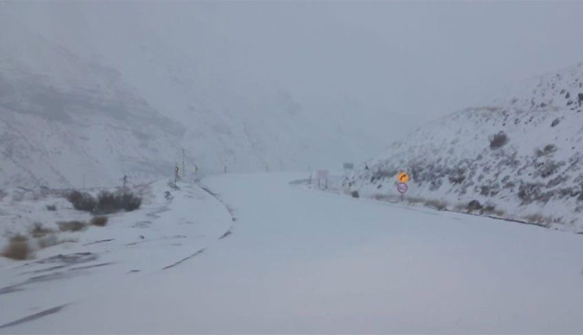 Video: por el temporal en alta montaña se acumularon 40 centímetros de nieve