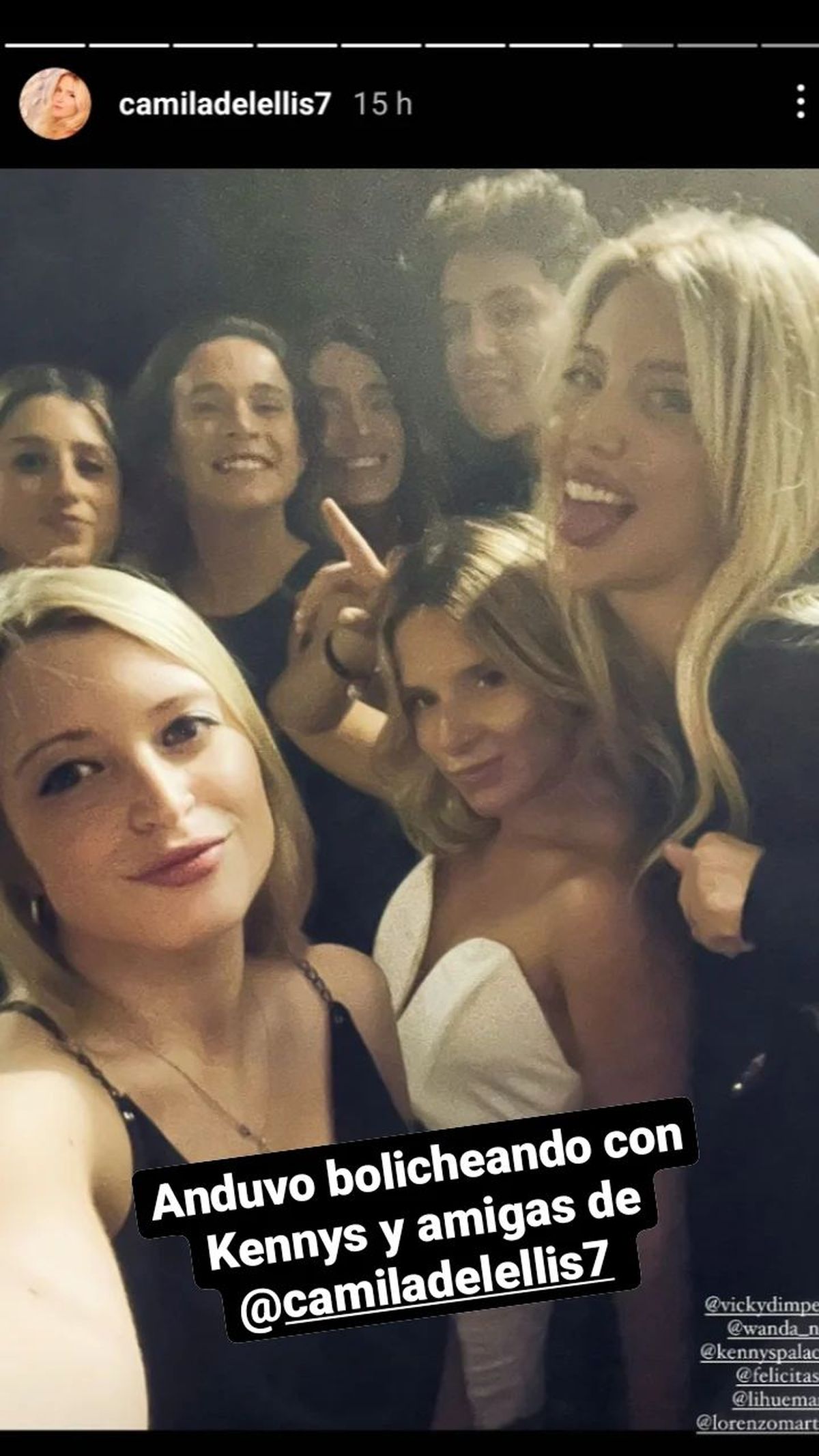 Filtran fotos de Wanda Nara infraganti en un boliche.