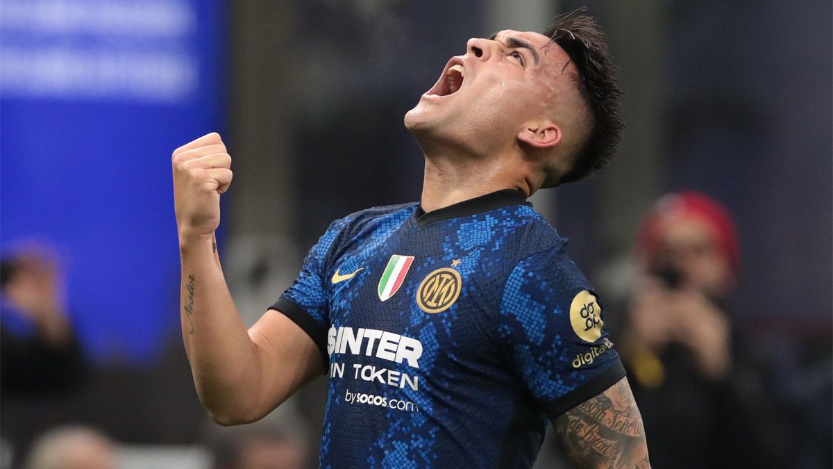 Lautaro Martínez gritó como nunca su doblete en la goleada del Inter