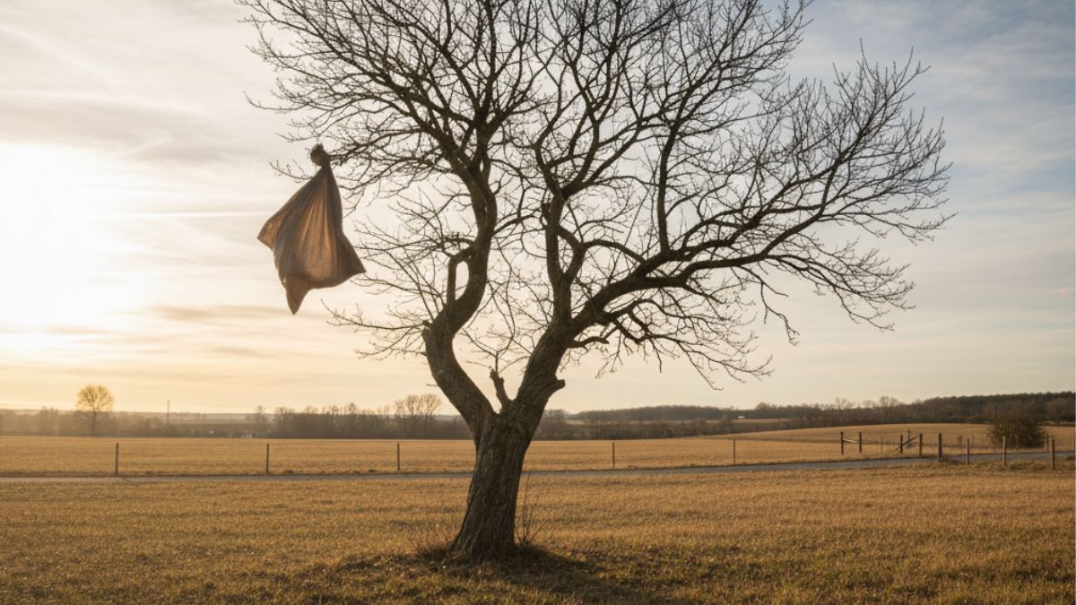 Por qué expertos en jardinería recomiendan colocar bolsas negras en las ramas de los árboles