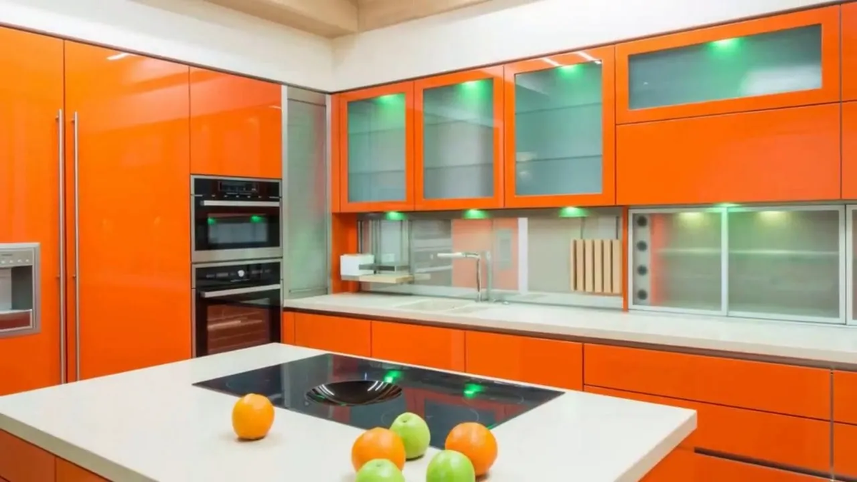 El color naranja puede ser un estimulante dentro de la cocina. El color naranja puede ser un estimulante dentro de la cocina. 