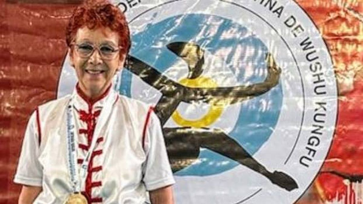 Patricia Díaz cumplió 71 años y cosecha títulos en artes marciales. Foto: Gentileza Patricia Díaz.