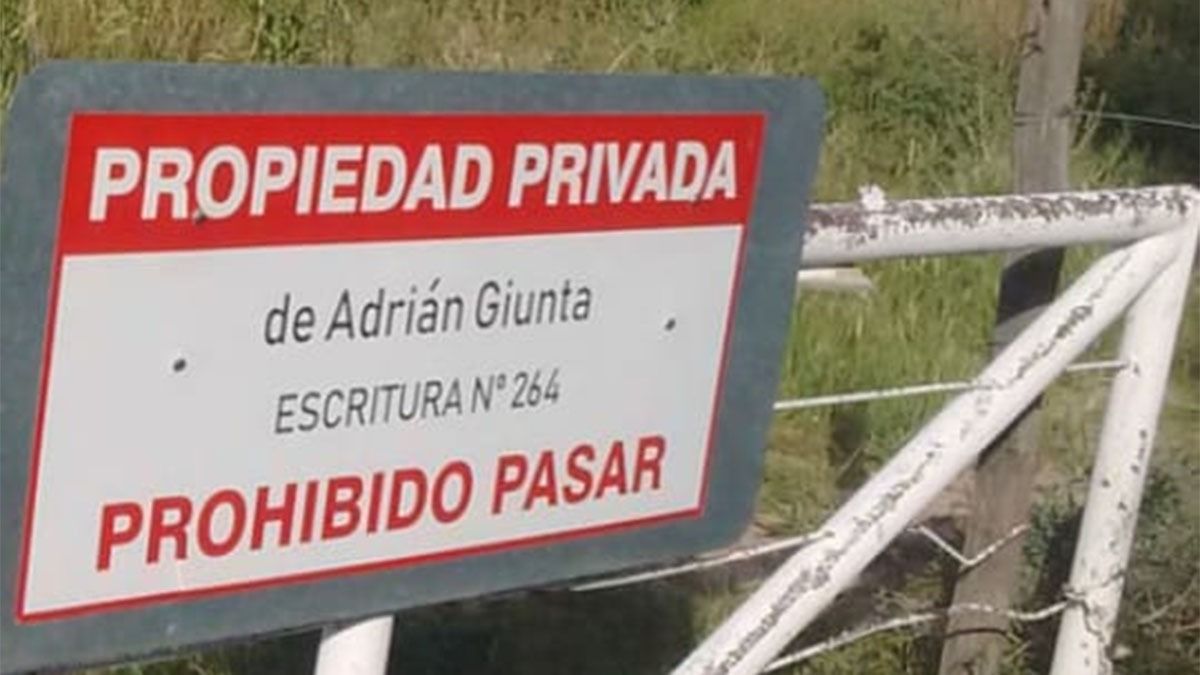 El terreno de Giunta que fue usurpado por supuestos bomberos, está ubicado en la Ruta 147, en San Luis.