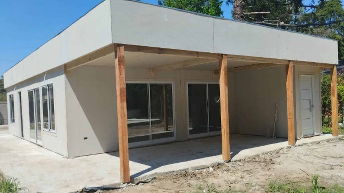 Otro modelo de casa prefabricada. También en obra gris. Otro modelo de casa prefabricada. También en obra gris.