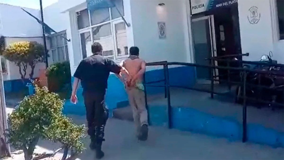 En Mar del Plata, un joven de 23 años quiso asesinar a su hermana e hirió al perro que intentó defenderla. (Foto NA: La Capital).