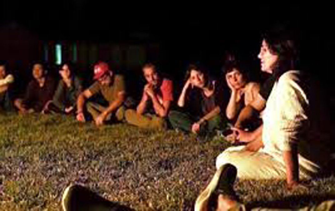 Dolores Etchevehere y los militantes del Proyecto Artigas.