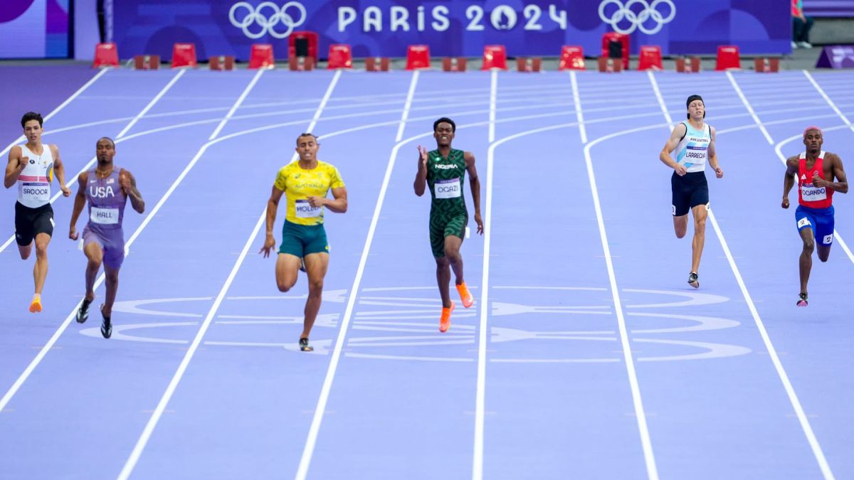 Elián Larregina quedó último en su serie, y apostará todo al repechaje de este lunes para seguir en el atletismo de los Juegos Olímpicos de París 2024. Elián Larregina quedó último en su serie, y apostará todo al repechaje de este lunes para seguir en el atletismo de los Juegos Olímpicos de París 2024.