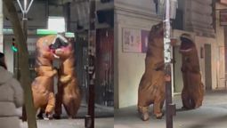 Video: caminaba por el centro de Mendoza y se encontró con una insólita pelea